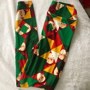Lula roe Christmas kids leggings